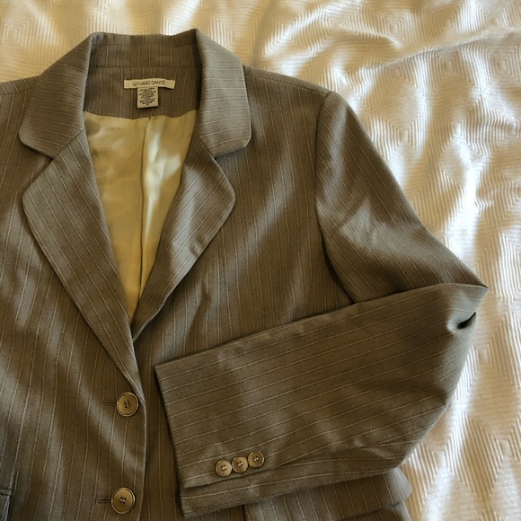 Luciano Dante Taupe Classic Blazer - Picture 8 of 8